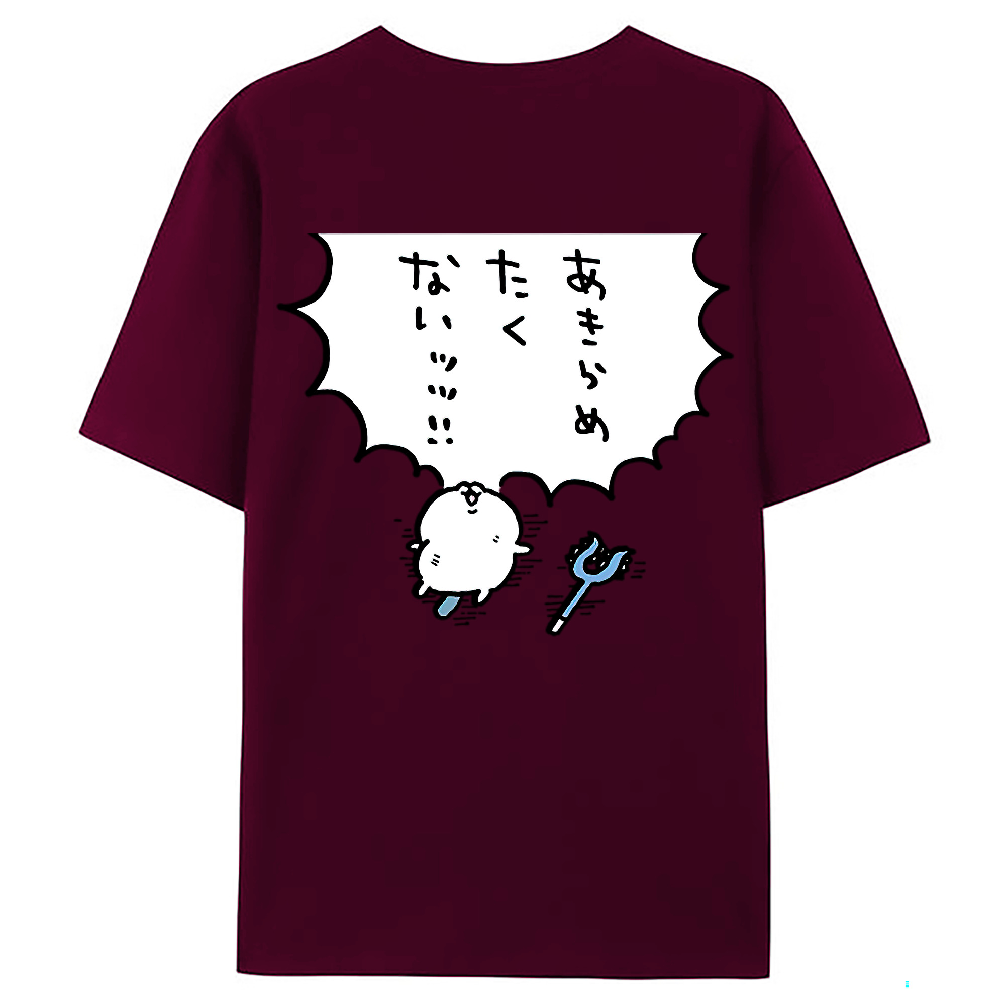 （画像用） ちいかわ ちいかわ Chii-kawa chiikawa レディース半袖Tシャツ(バックプリント)